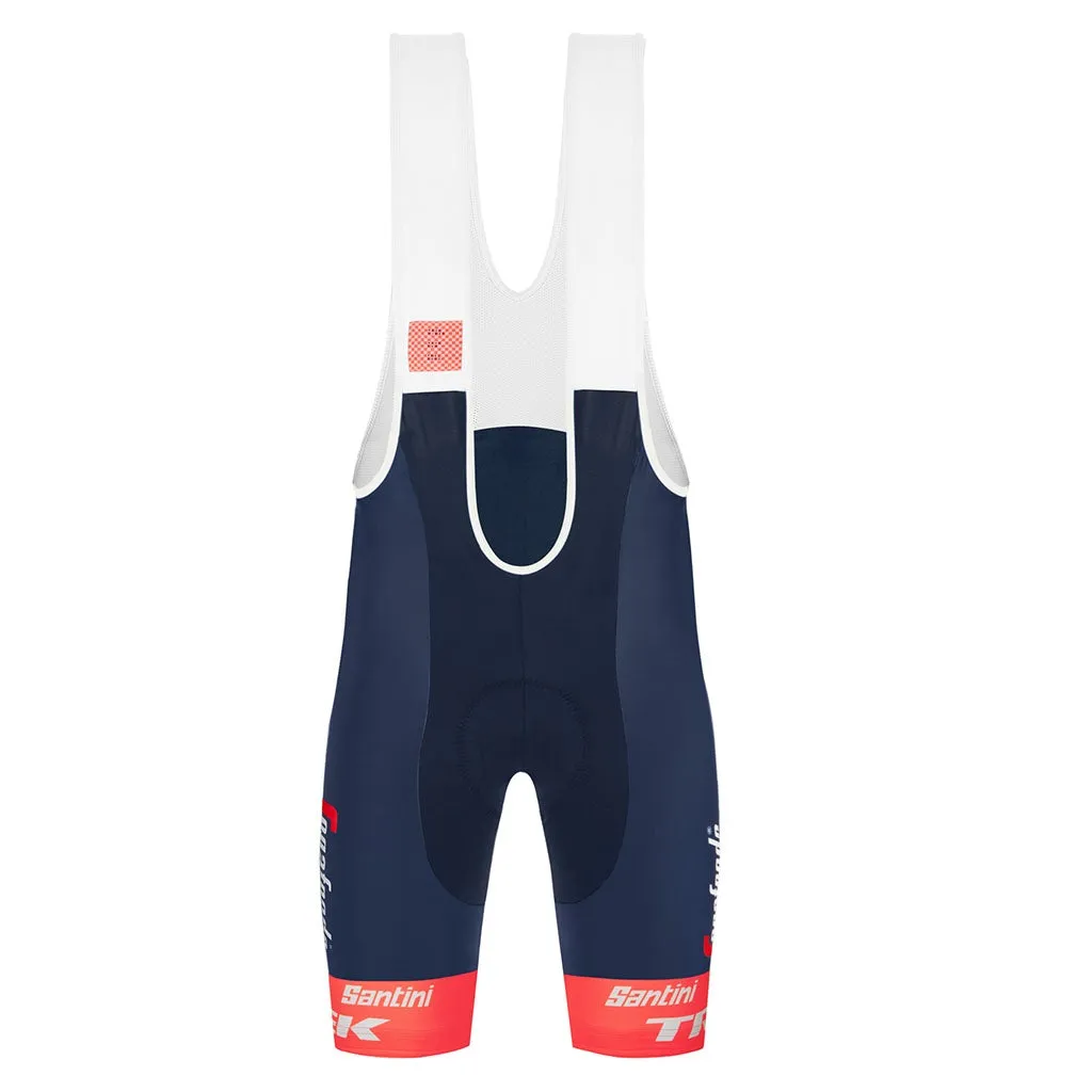 Santini Trek-Segafredo Fanline Bibshorts - Granatina