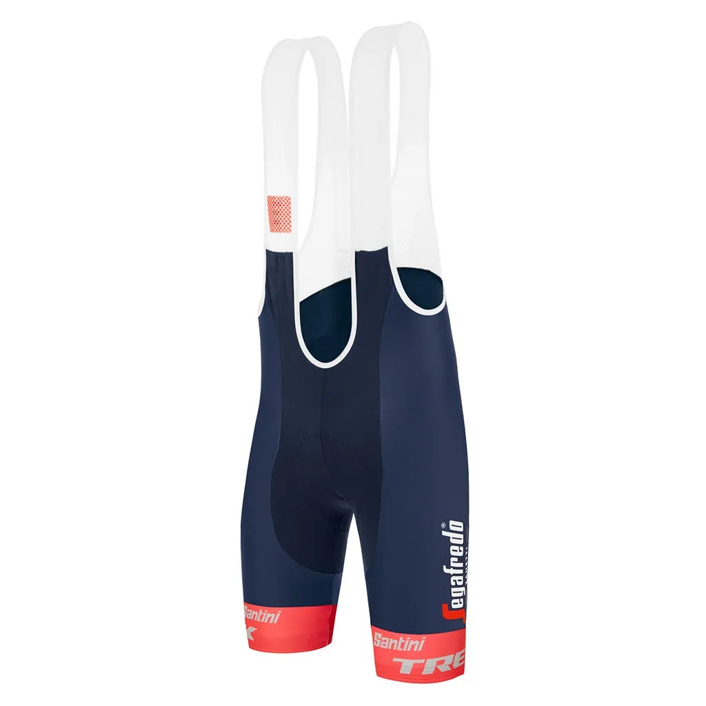 Santini Trek-Segafredo Fanline Bibshorts - Granatina