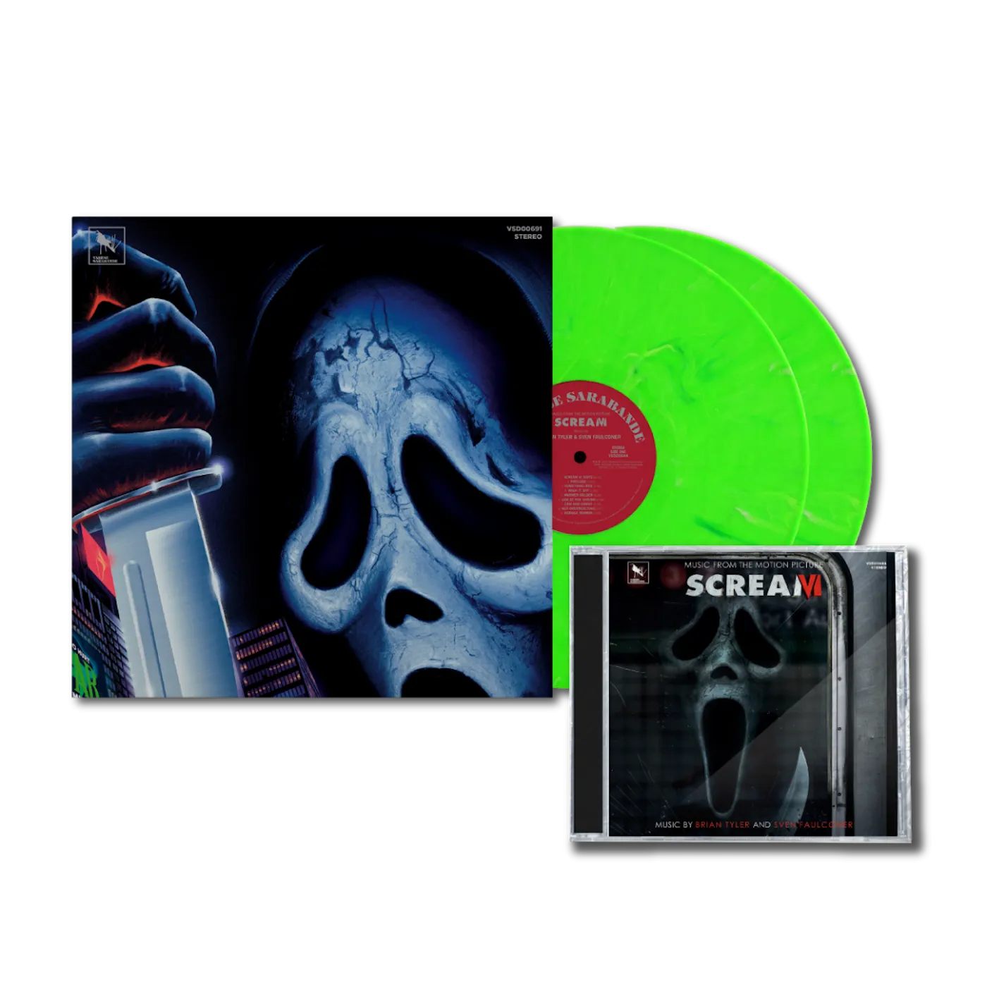 Scream VI - Music from the Motion Picture 2LP (Varese Vinyl Club Exclusive - COLOR)   2-CD Bundle