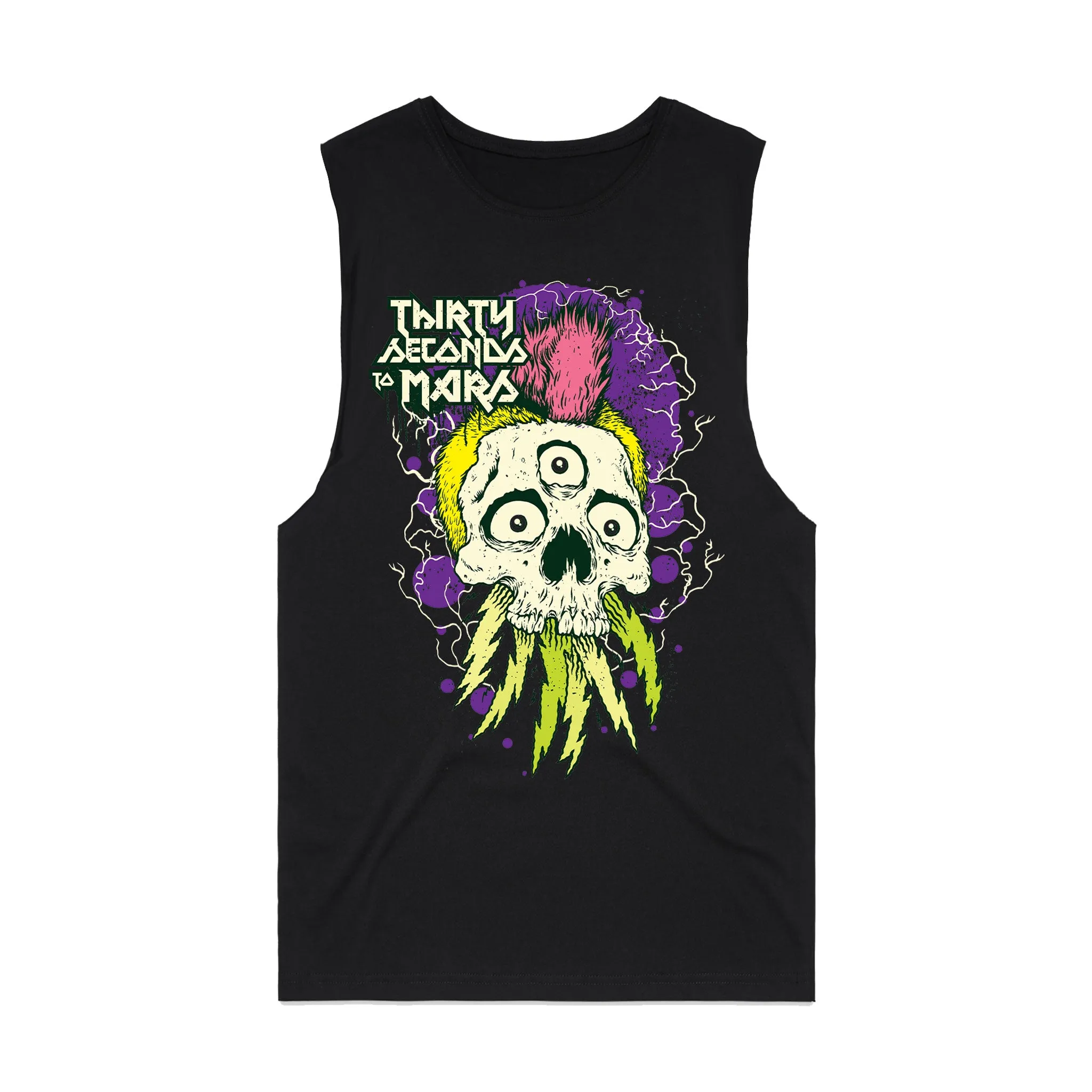 Seasons World Tour Mohawk Skull Tank