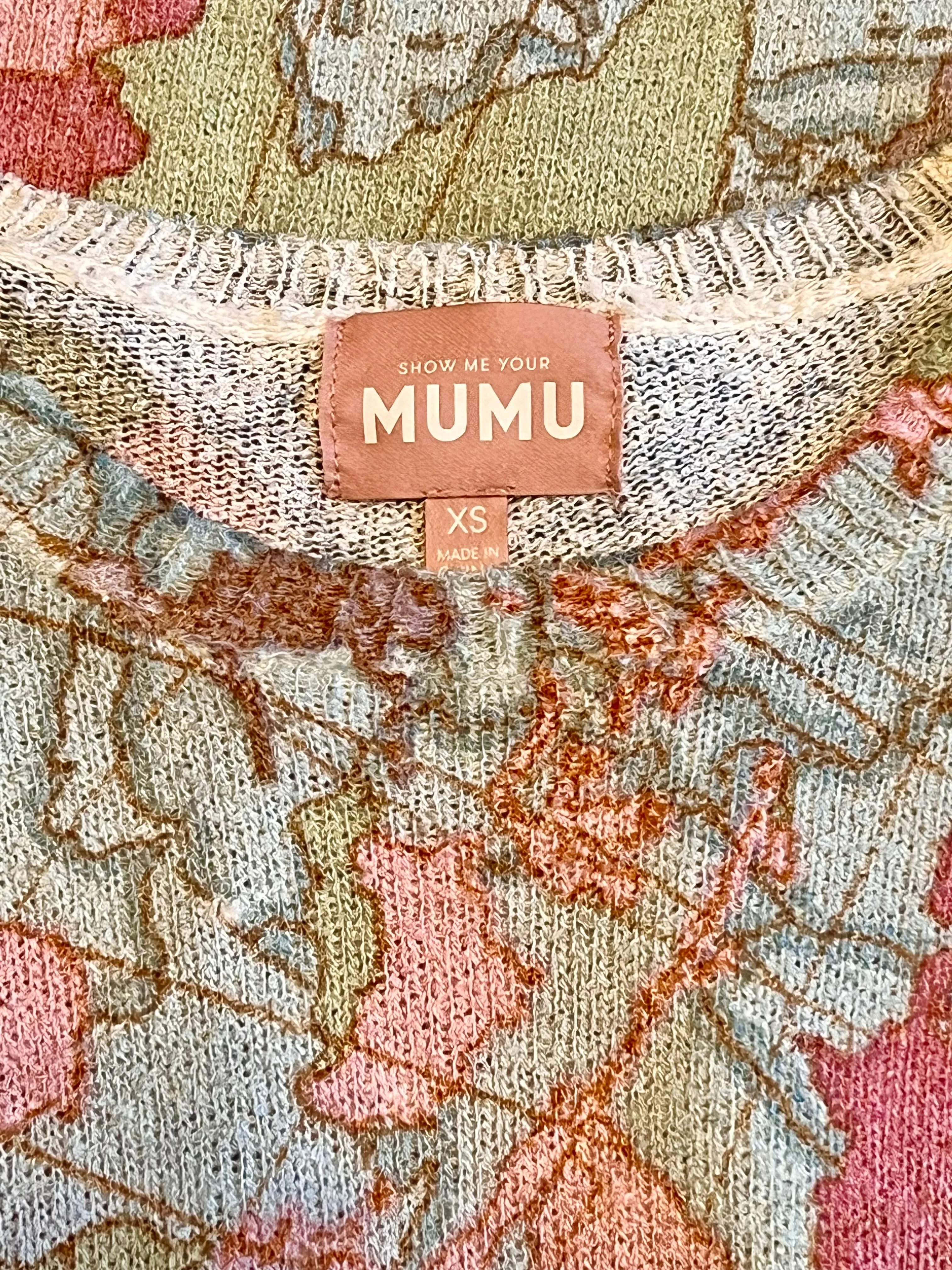 Show Me Your Mumu Size XS World Tour Knit Bonfire Sweater