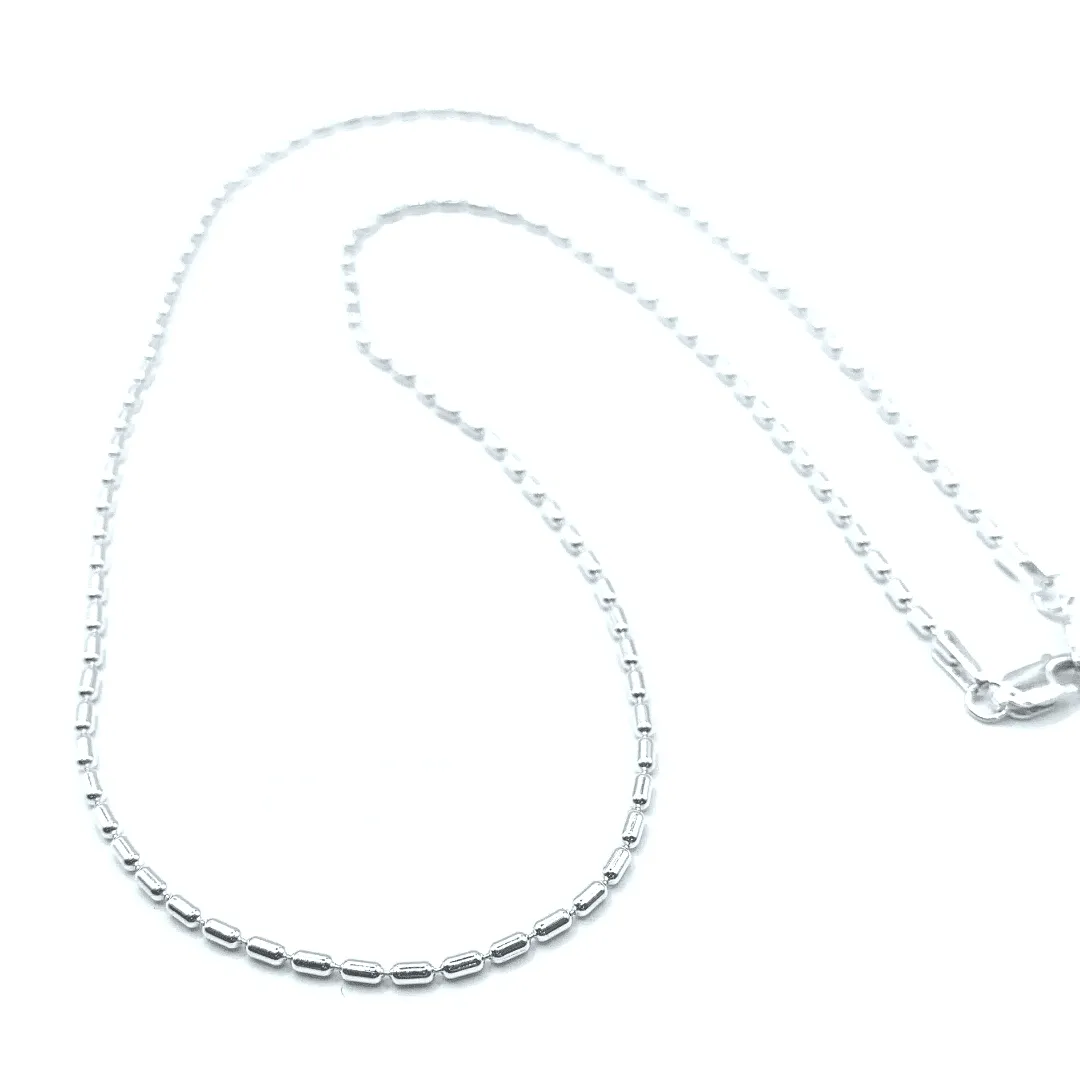 Sterling Silver 17" Royal Necklace - Waterproof!