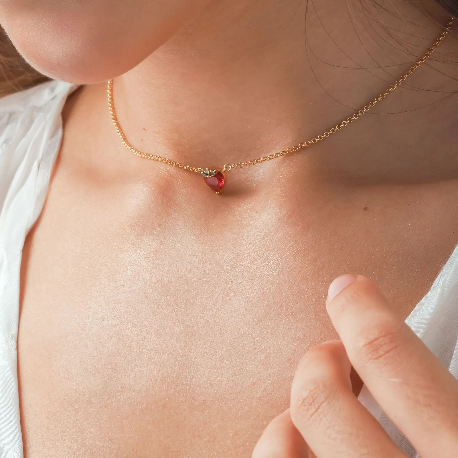 Strawberry Necklace