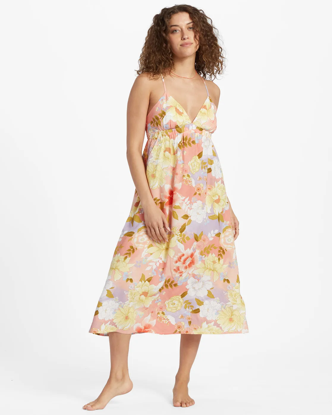 Sunset Skies Dress - Sweet Peach