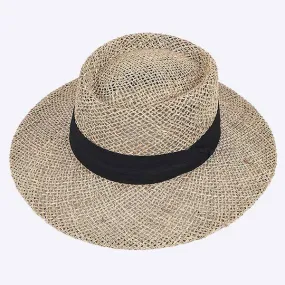 Sunshade Flat Brim Straw Hat 04031752C