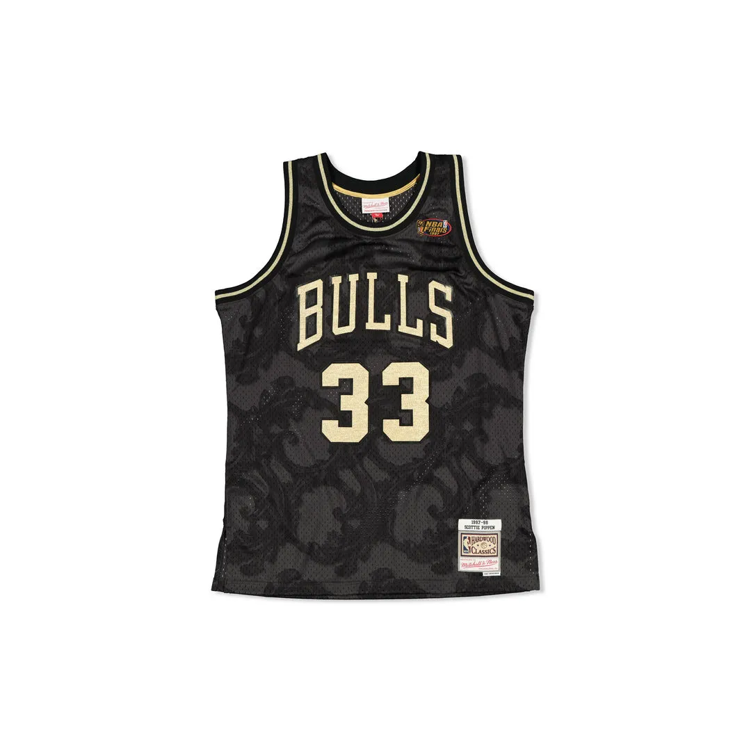 SWINGMAN JERSEY CHICAGO BULLS SCOTTIE PIPPEN - GOLD TOILE