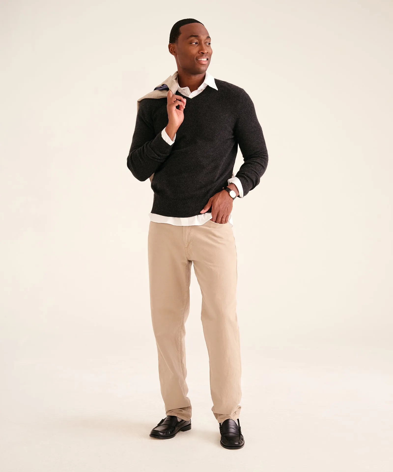 The Original Cashmere V-Neck Sweater Men's