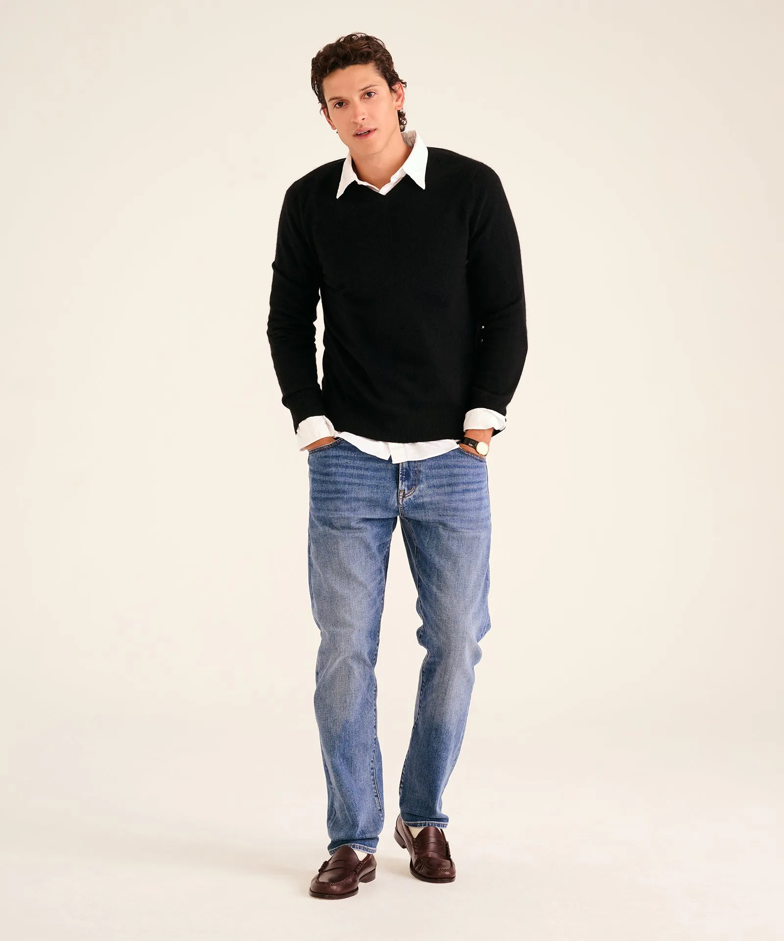 The Original Cashmere V-Neck Sweater Men's