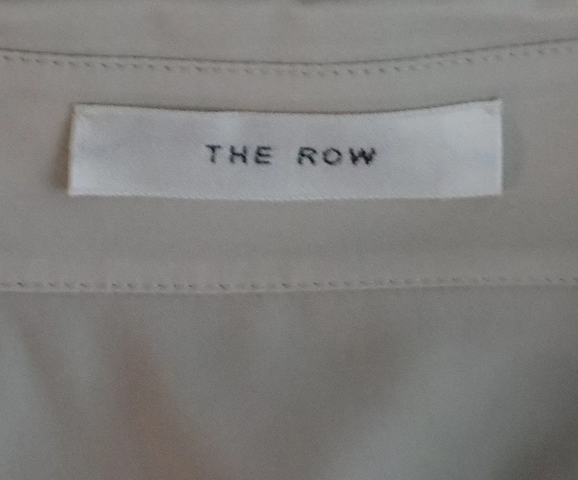 The Row Beige Silk Blouse sz 6