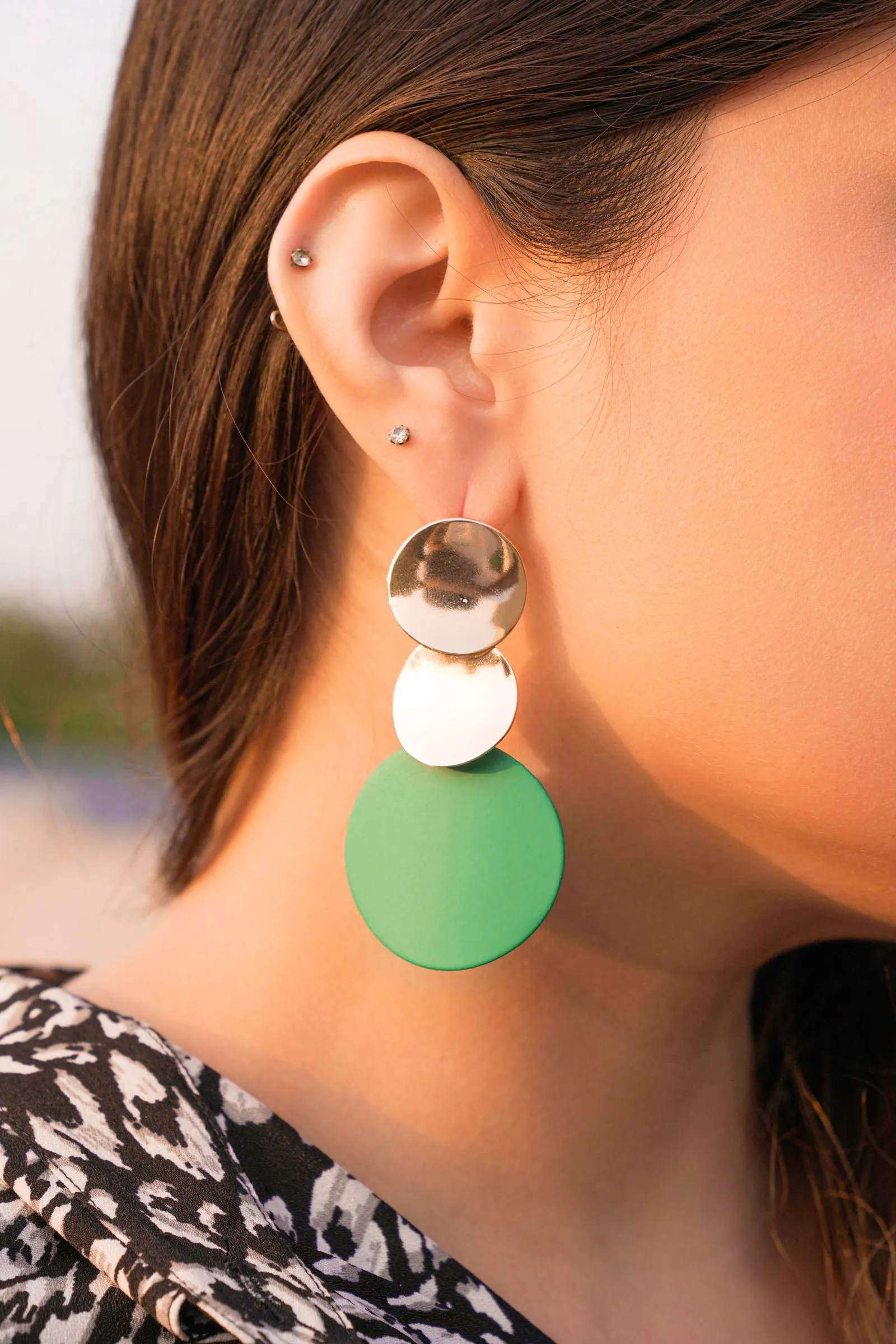 Two Tone Earrings