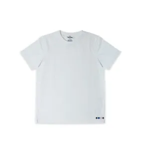 UNISEX BROWER TEE IN WHITE