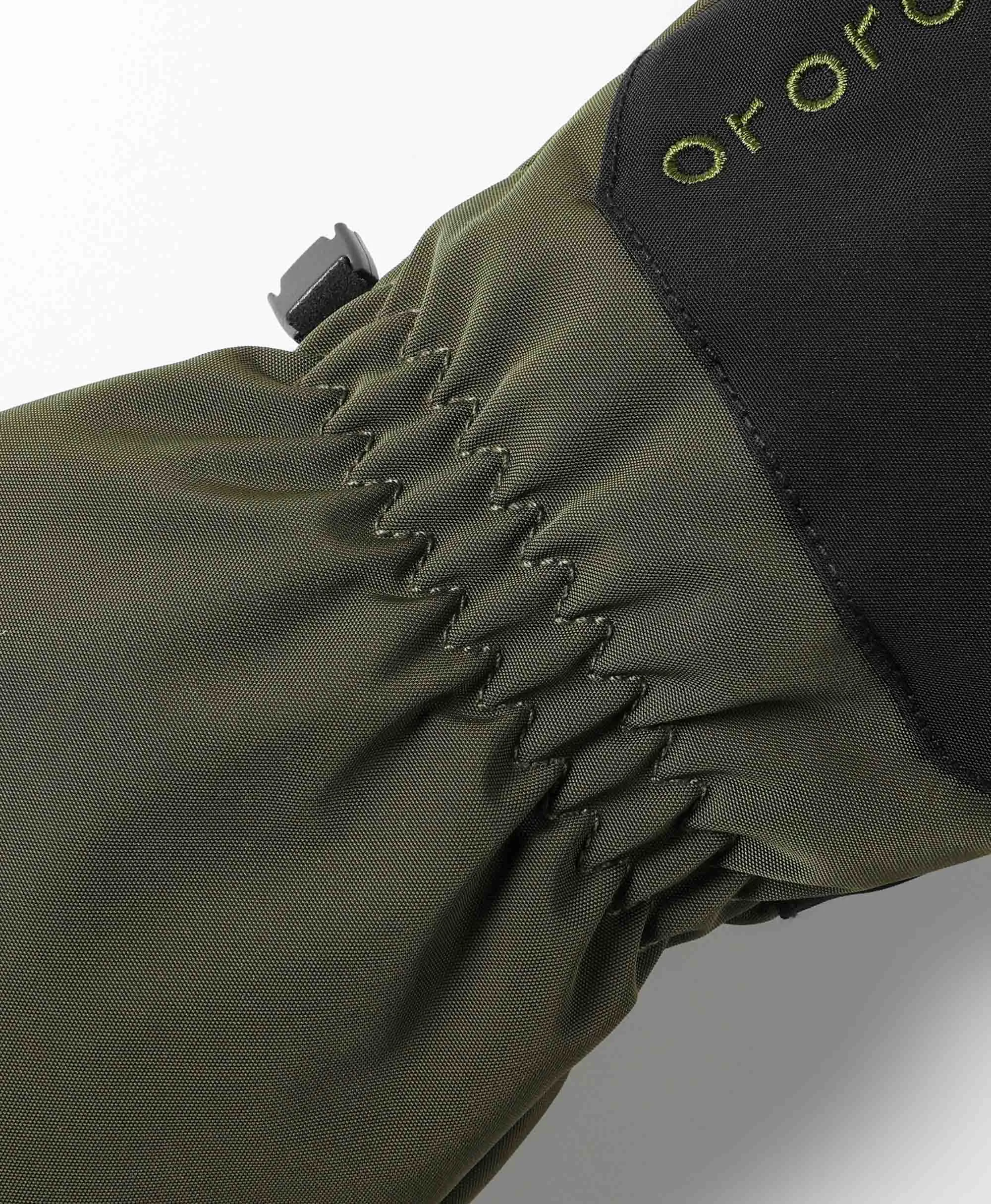 Unisex Shell Gloves - Gray/Green