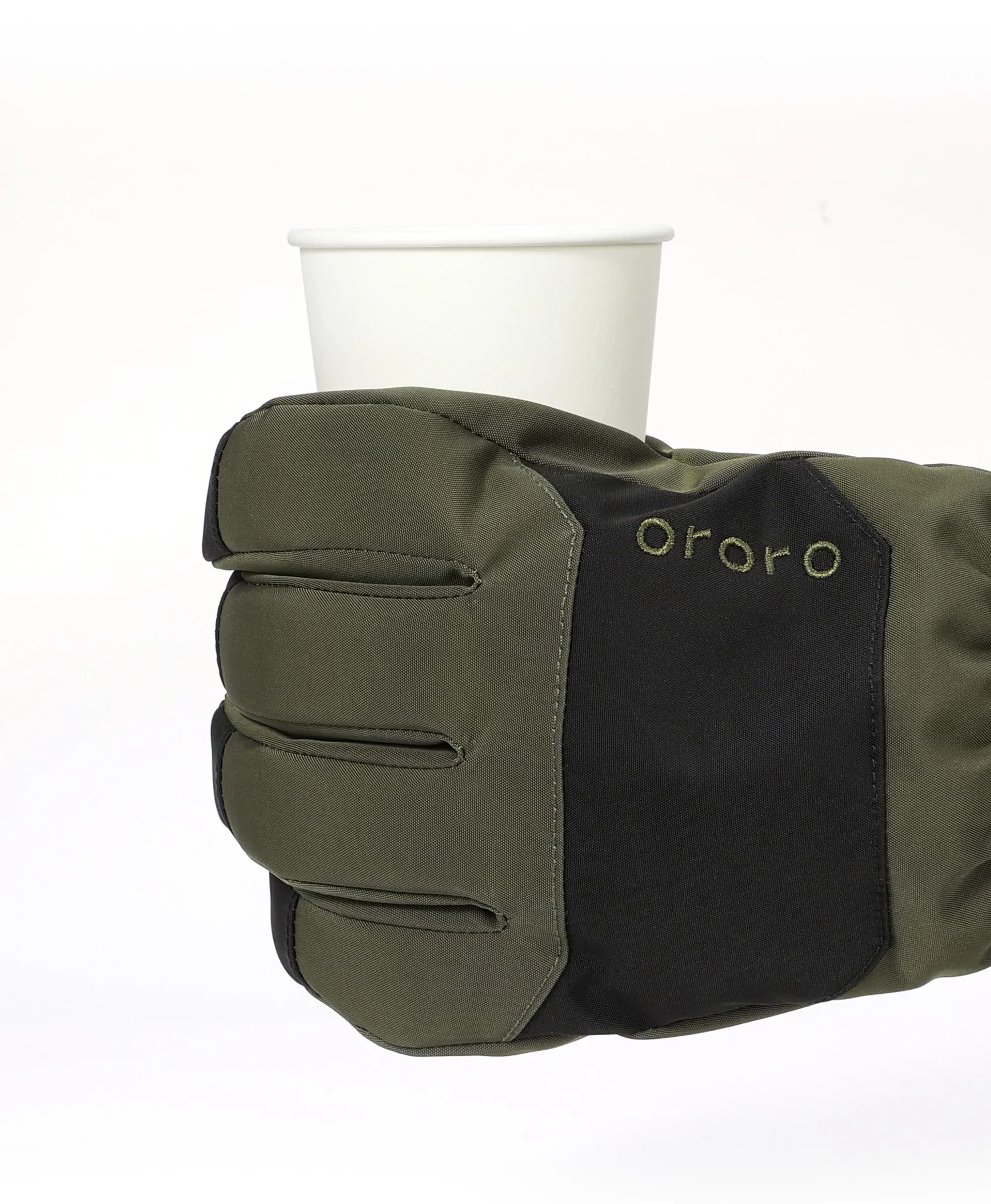 Unisex Shell Gloves - Gray/Green