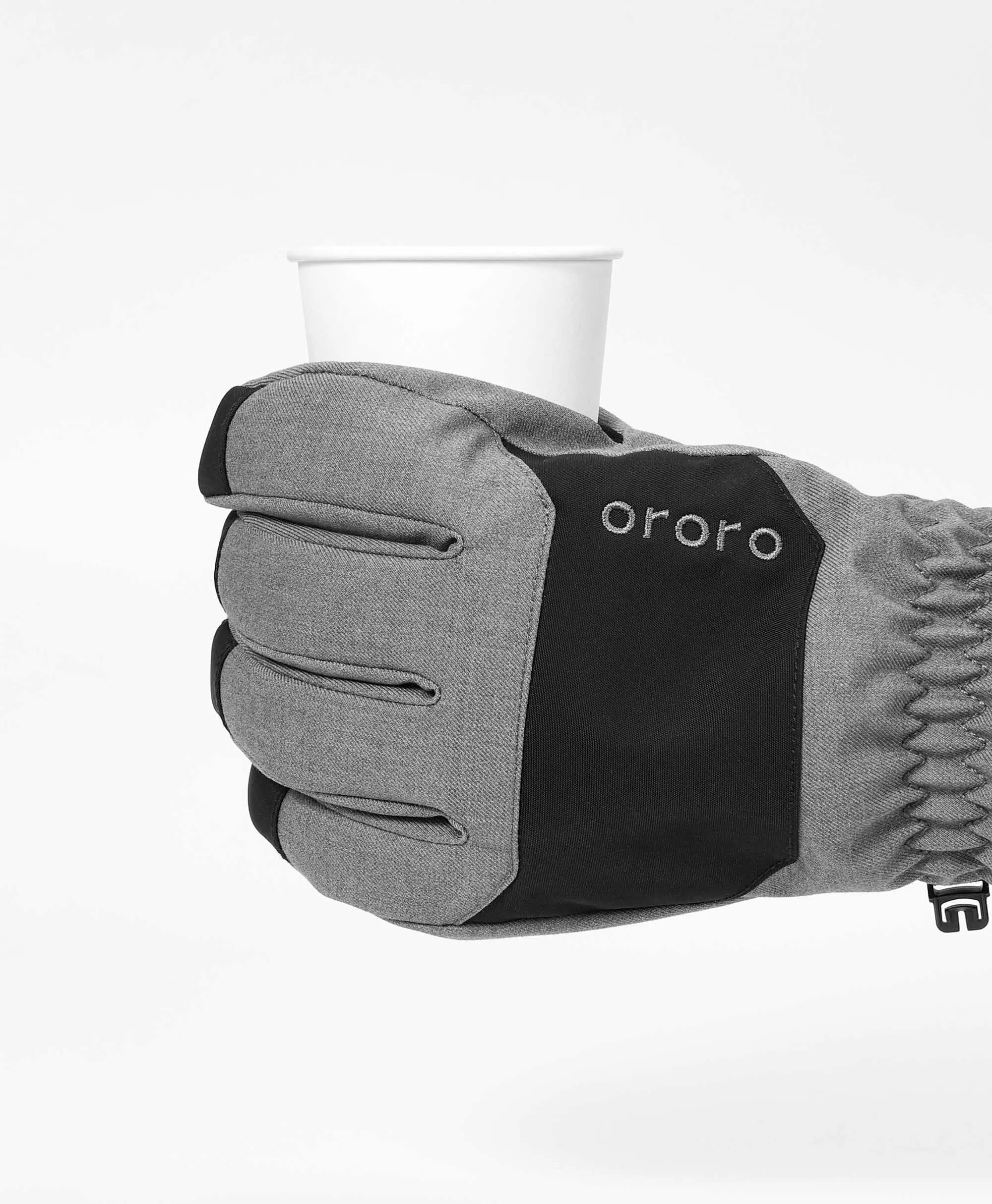 Unisex Shell Gloves - Gray/Green