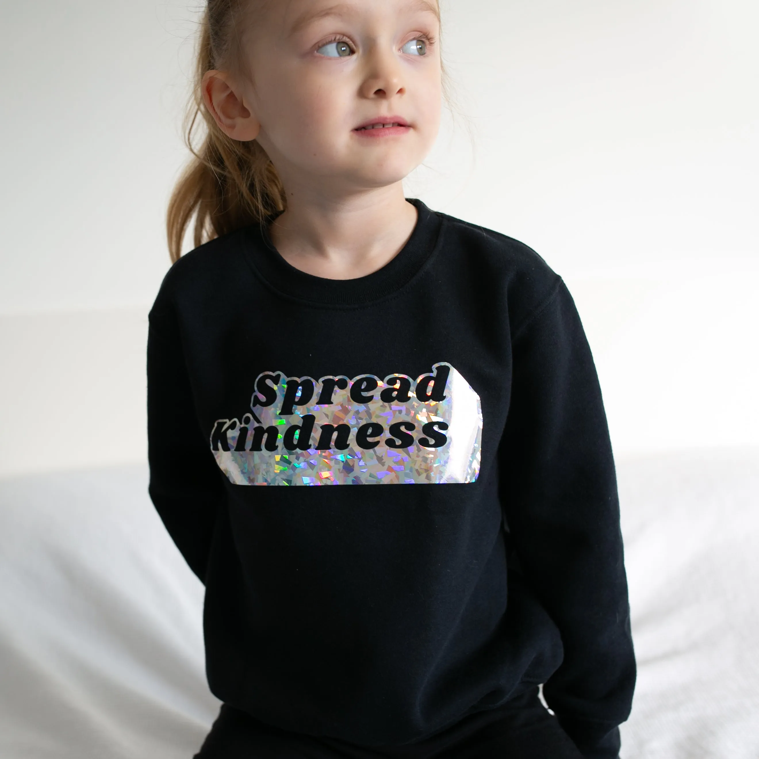 Unisex Spread Kindness Black Sweater