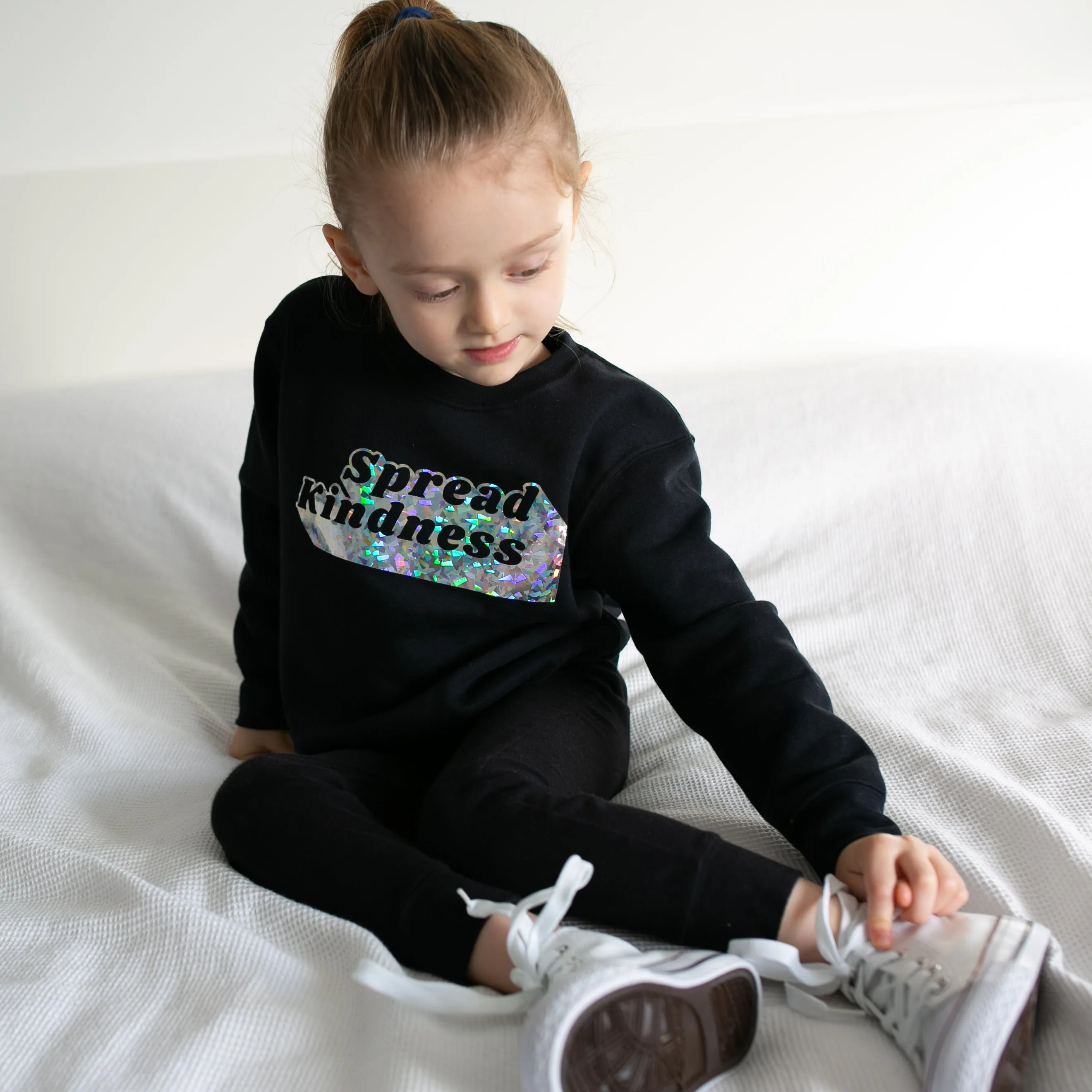 Unisex Spread Kindness Black Sweater