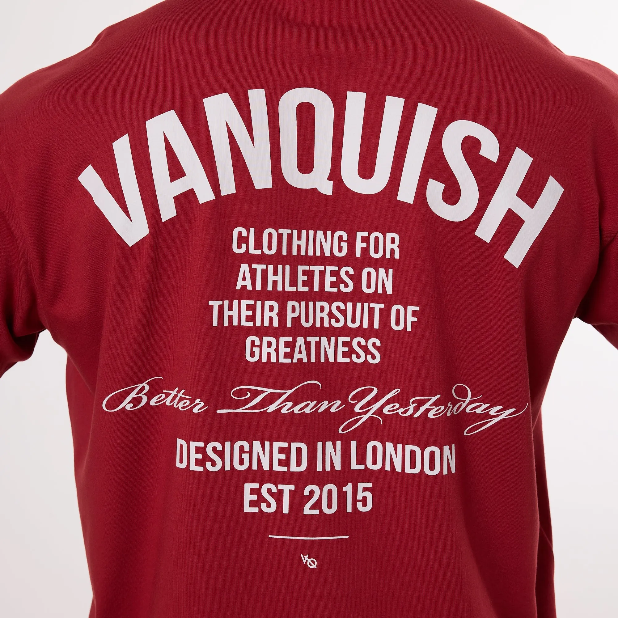 Vanquish TSP Pursuit Burgundy Oversized T Shirt