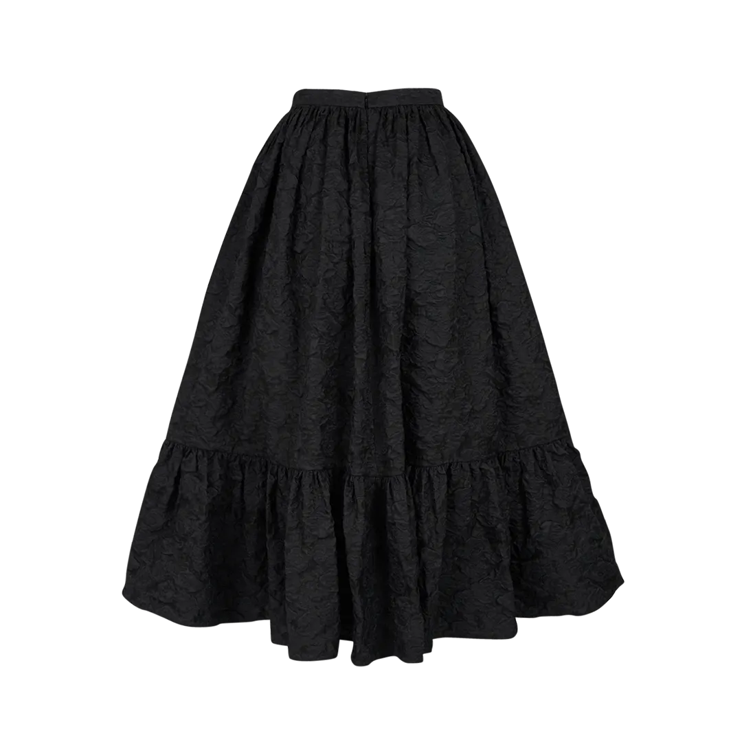 Voluminous Midi Skirt