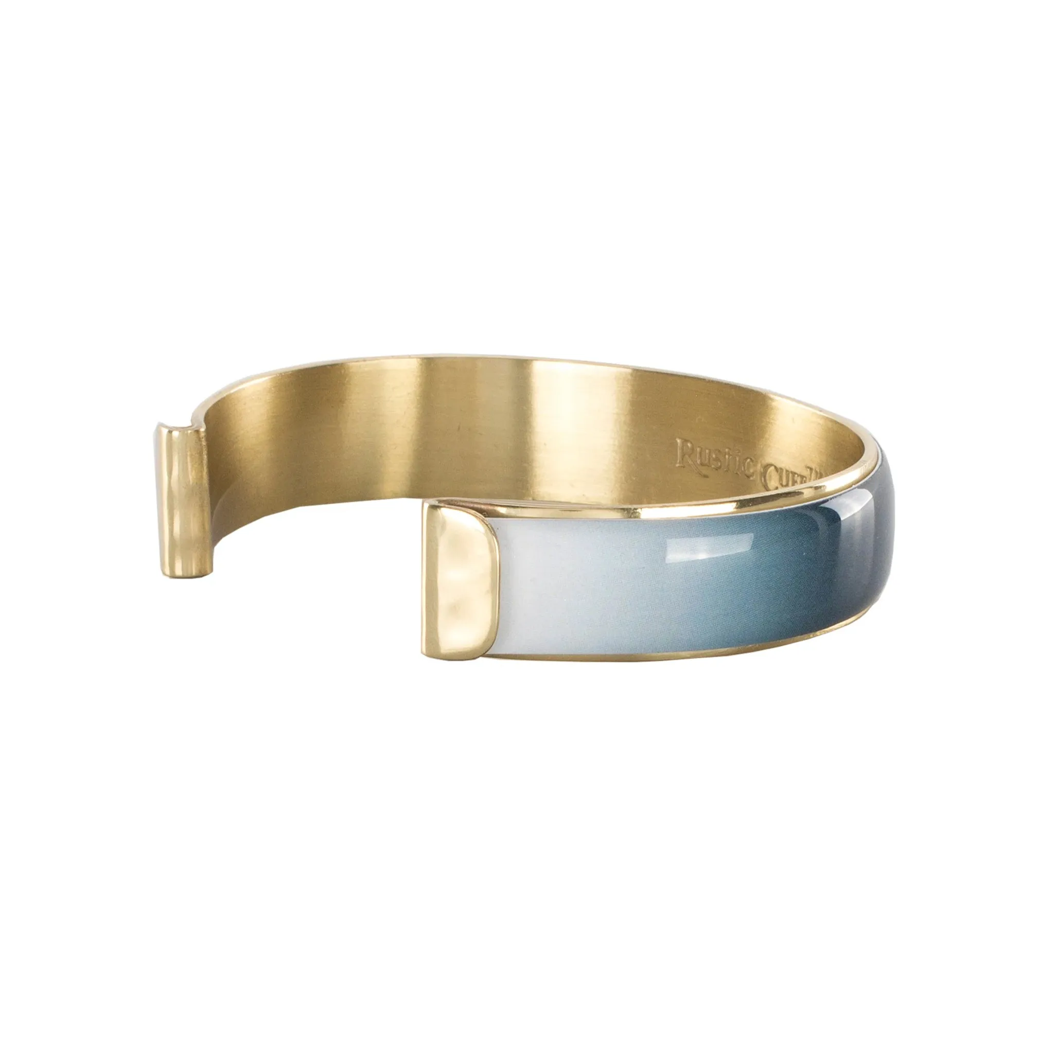 West Virginia University Art Deco 0.5 Gold Cuff