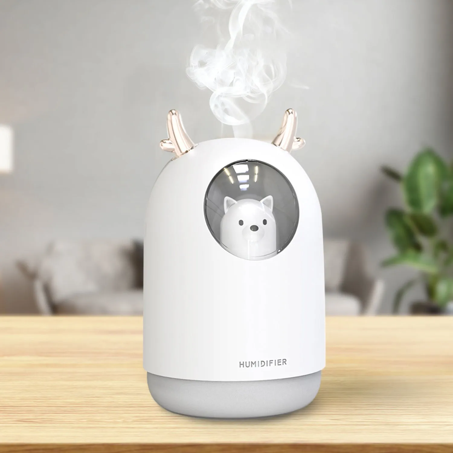 Whimsical Pet-Styled Cool Mist Humidifier & Essential Oil Diffuser