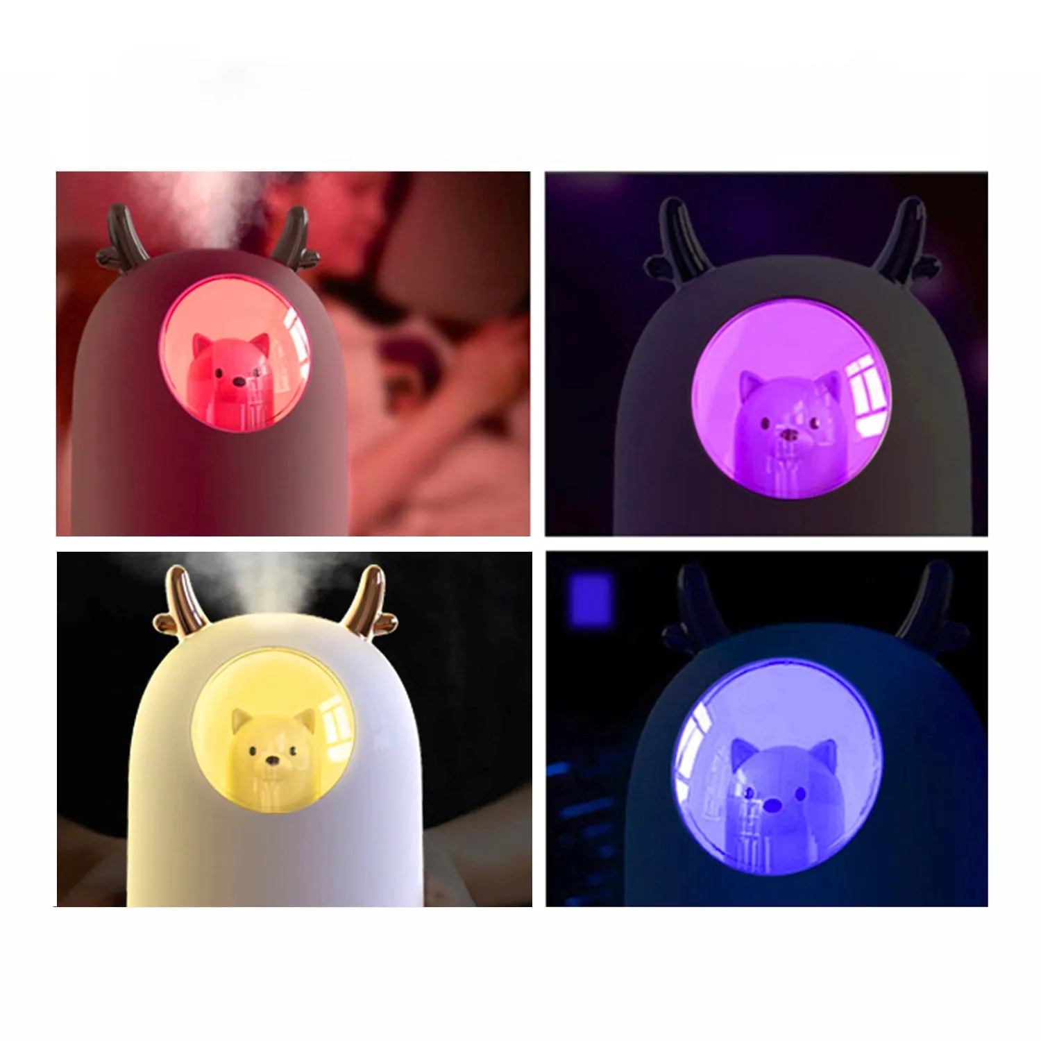 Whimsical Pet-Styled Cool Mist Humidifier & Essential Oil Diffuser