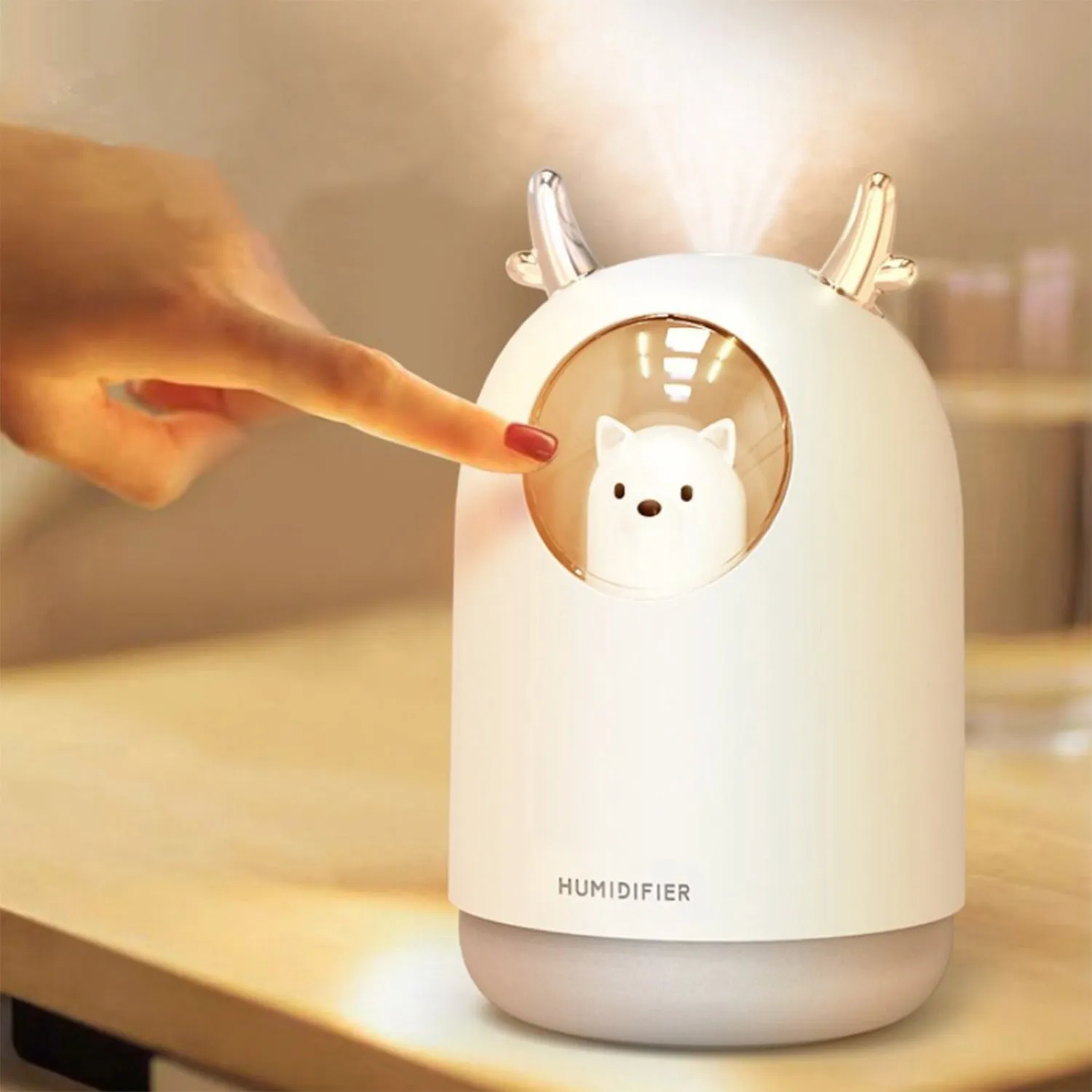 Whimsical Pet-Styled Cool Mist Humidifier & Essential Oil Diffuser