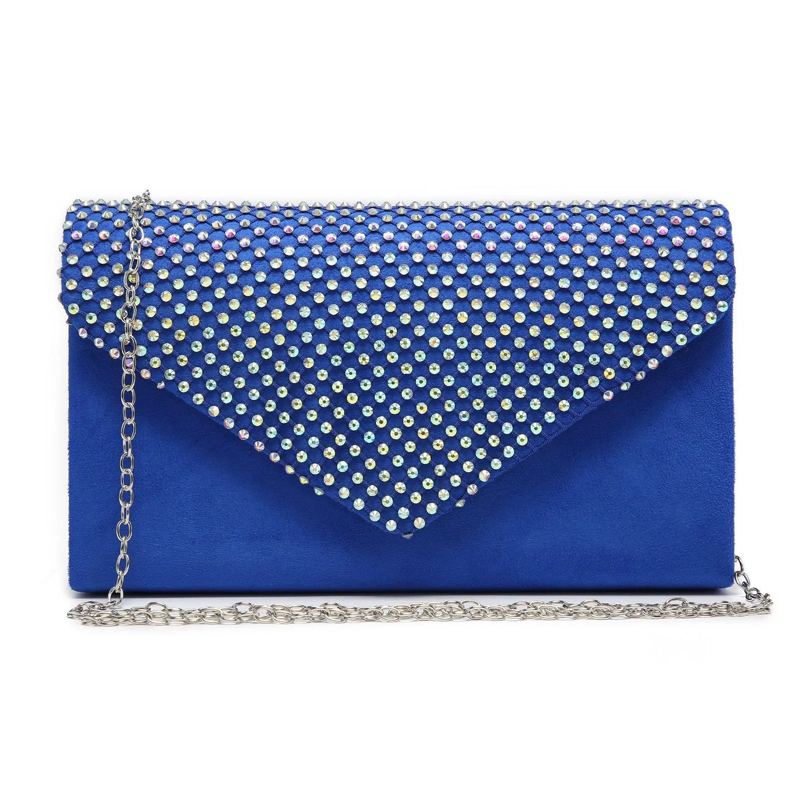 Women Colorful Rhinestone Cocktail Prom Evening Clutch Bags for Wedding Dasein