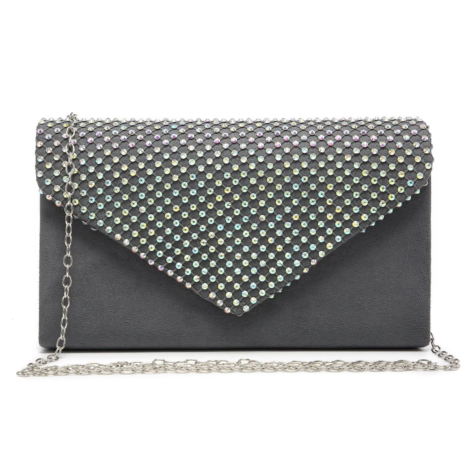 Women Colorful Rhinestone Cocktail Prom Evening Clutch Bags for Wedding Dasein