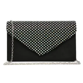 Women Colorful Rhinestone Cocktail Prom Evening Clutch Bags for Wedding Dasein