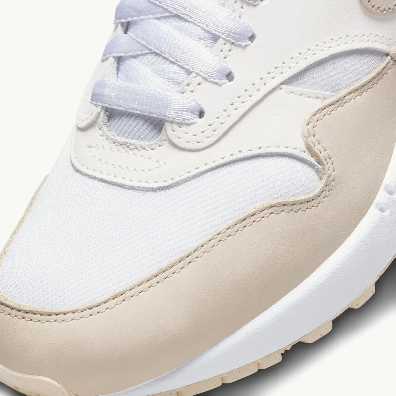 WOMENS AIR MAX 1 PRM SUMMIT WHITE SANDDRIFT PHANTOM