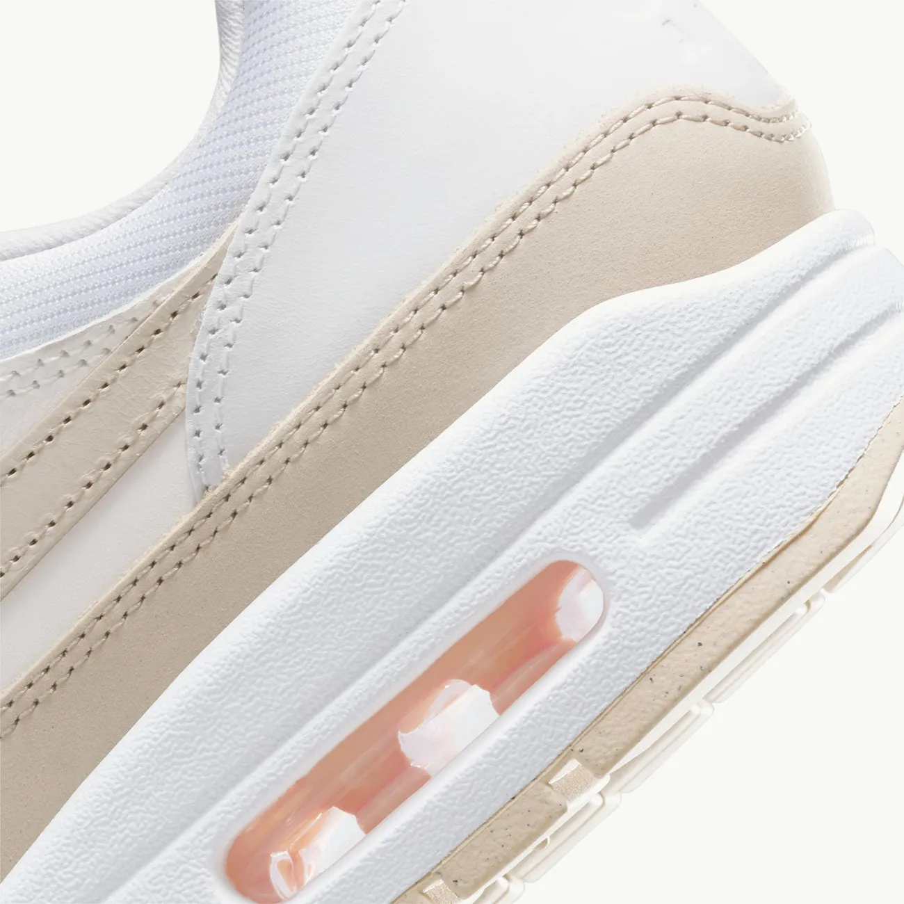 WOMENS AIR MAX 1 PRM SUMMIT WHITE SANDDRIFT PHANTOM