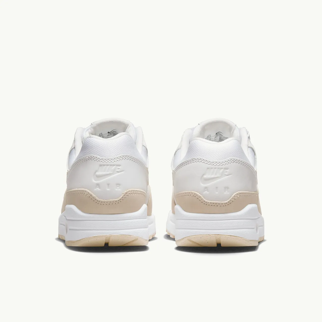 WOMENS AIR MAX 1 PRM SUMMIT WHITE SANDDRIFT PHANTOM