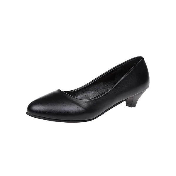 Women's Casual Daily Work Low Heel Pumps 33283960S