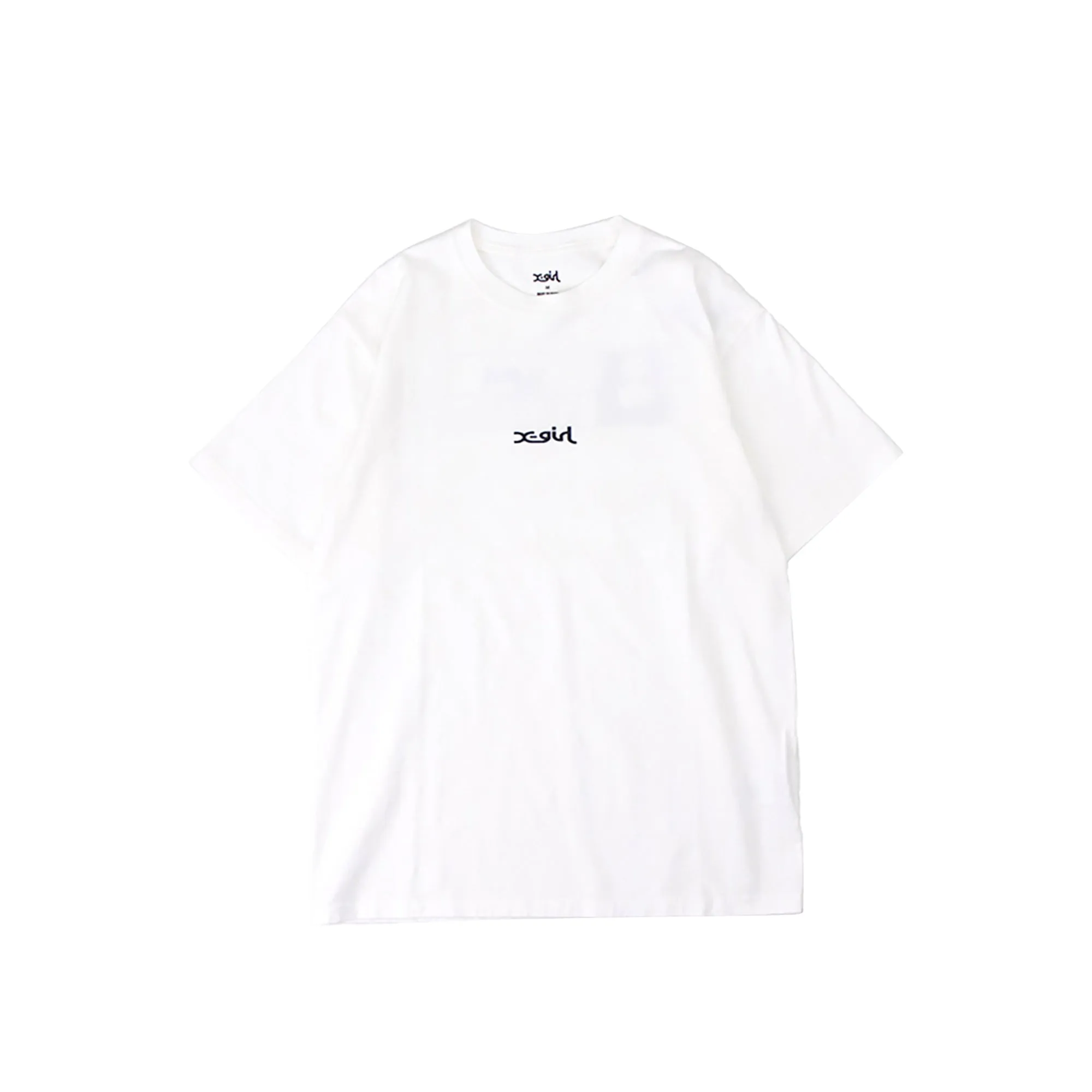 X Girl Womens Face Box Logo SS T Shirt