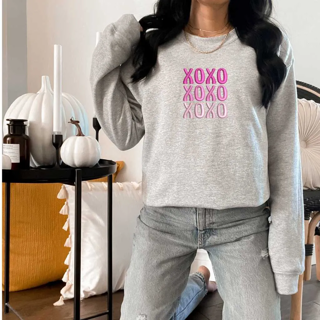 XOXO Embroidered Unisex Oversized Sweatshirt