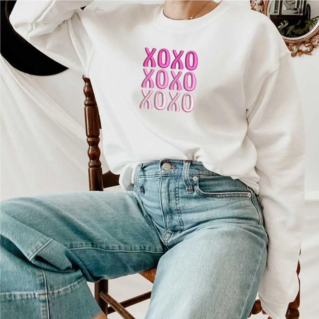 XOXO Embroidered Unisex Oversized Sweatshirt