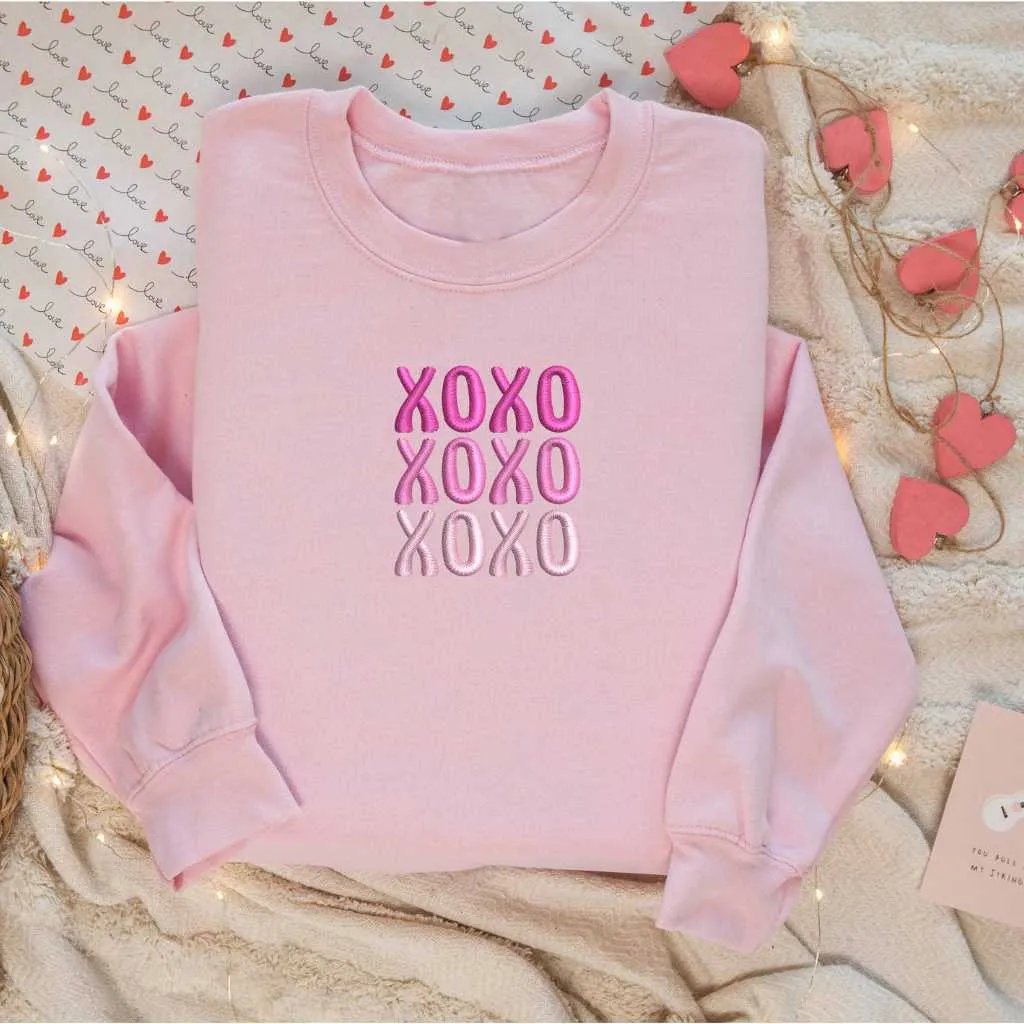 XOXO Embroidered Unisex Oversized Sweatshirt