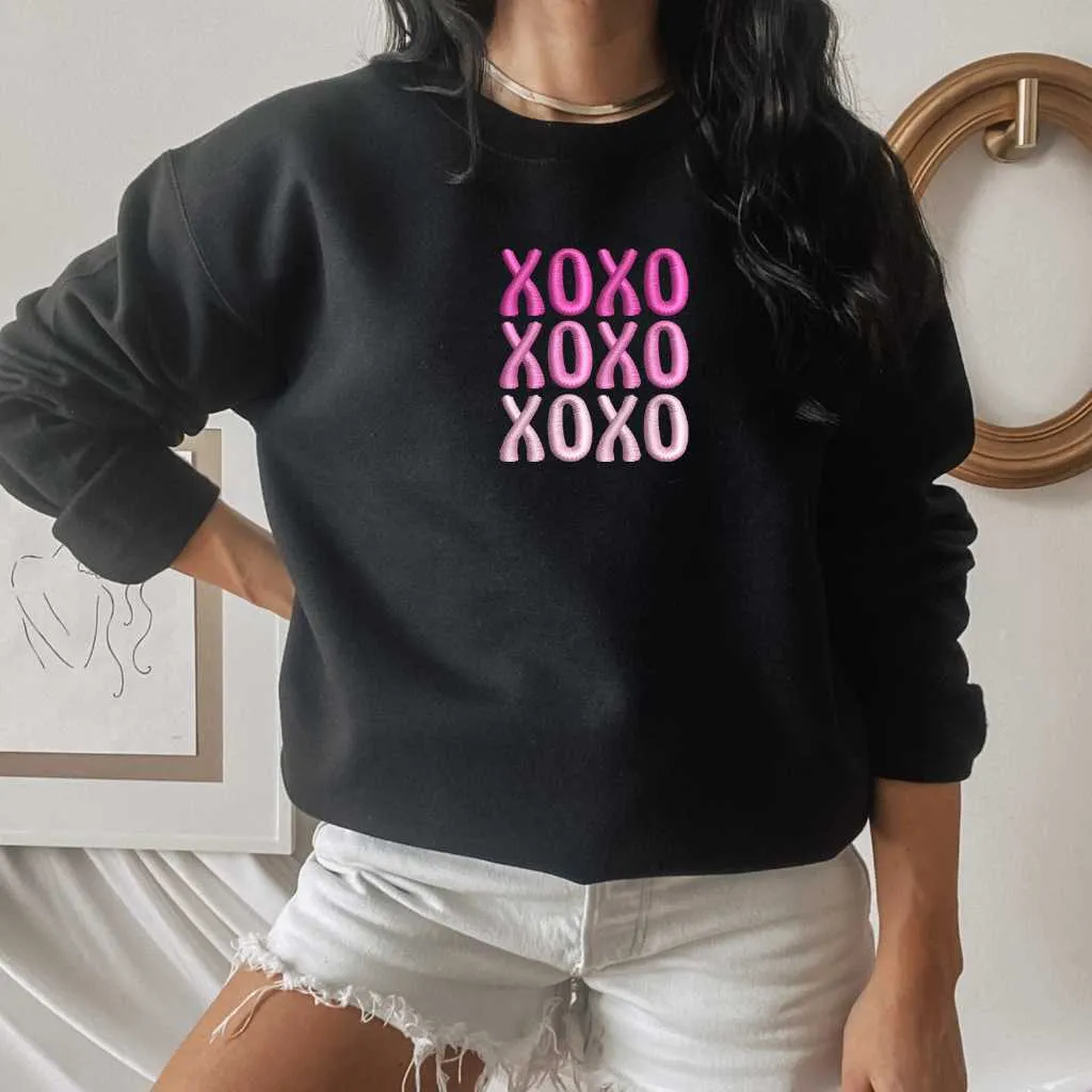 XOXO Embroidered Unisex Oversized Sweatshirt