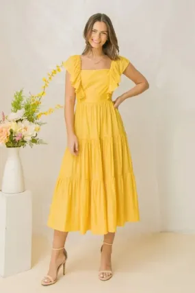 Yellow Maxi Dress - Bella Chic Fashion Boutique