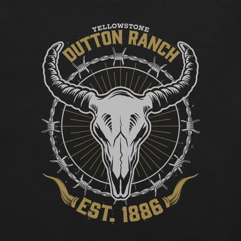 Yellowstone Dutton Ranch Skull Unisex T-Shirt